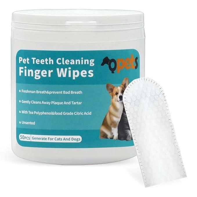 Dental Finger Wipes For Pets - MEUTWO